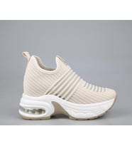 GUJA 25y300-8 Dolgu Topuk Bej Kadın Sneakers