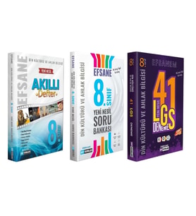 DDY YAYINLARI 8.Sınıf Din Kültürü ve Ahlak Bilgisi Efsane Akıllı Defter +Soru Bankası + LGS Efsane 4