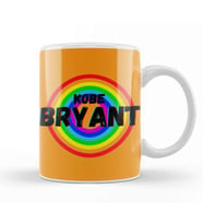 Kobe Bryant   Basketball gifts Vintage Retro Rainbow Quotes For BOYS AND Dad Kupa Bardak Porselen