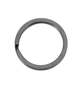30 Adet Platin Renk 3 cm Metal Anahtarlık Halkası