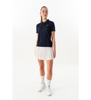 Maraton Regular Kadın Polo Yaka Navy T-shirt