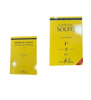 LAVİGNAC 1A - RİTİM VE ZAMAN DUYGUSUNUN TEMELLERİ 2 KİTAP SET!