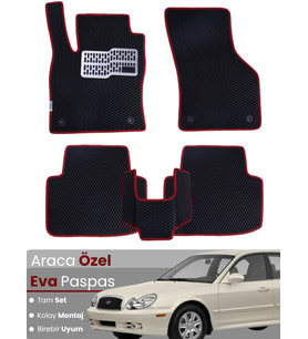 HYUNDAİ SONATA (1998-2005) Uyumlu EVA Paspas Tam Set–Araca Özel,Kolay Montaj,Su Geçirmez