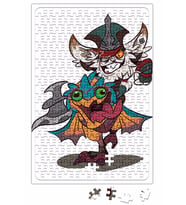 League of Legends Kled Puzzle 240 Parça Yapboz