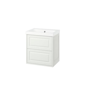 Lavabo Dolabı Kombinasyonu, Beyaz, 62x49x69 cm