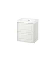 Lavabo Dolabı Kombinasyonu, Beyaz, 62x49x69 cm