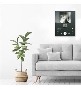 DECORITA Youtube Barkodlu Cam Tablo Sezen Aksu - Hoşgeldin 30cm x 40cm