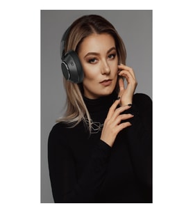 Nettech NT-BTH19 ANC Kablosuz Kulak Üstü Bluetooth 5.3 Kulaklık (Siyah)