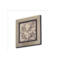Hollanda Deseni Baskılı MDF Magnet 7X7