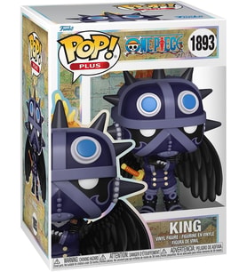 Funko Pop Plus: One Piece - King - Koleksiyon Vinil Figür - Hediye Fikri - Resmi Ürün - Çocuklar Ve (Krem)