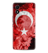 TCL 303 Kılıf Resimli Desenli Baskılı Silikon Şanlı Türk Bayrağı 1315