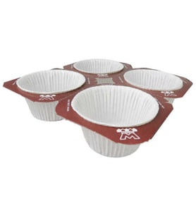KAP KEK KAPSÜLÜ TRAY MODELİ BEYAZ 4 LÜ SET PK:5-