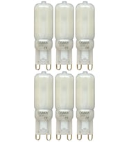 (6 Adet) Osaka Buzlu 5W Beyaz Işık (6500K) G9 Duylu Led Kapsül Ampul