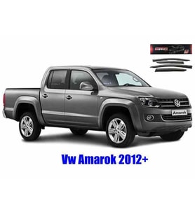 Vw Amarok Mugen Cam Rüzgarlığı 2012-2022 arası 4'lü Sunplex (Beyaz)