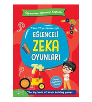 Eğlenceli Zeka Oyunları - Kırmızı Kitap - Öğrenirken Eğlenceyi Keşfedin