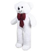 Özgüner 80 cm papyonlu ayıcık(%100 yerli) (Beyaz)