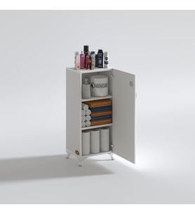Kenzlife mutfak dolabı zehra 108*030*032 byz kilitli ayaklı banyo evrak ofis kitaplık ayakkabılık kiler