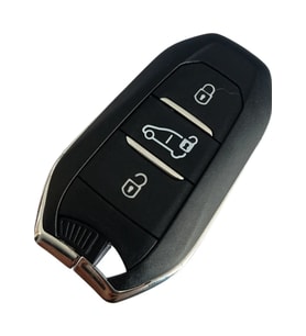 Citroen Berlingo Uyumlu Smart Kumanda Anahtar Kabı Oto Anahtarlık Orta Ticari Tuşlu Logolu