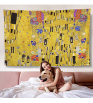 Gustav Klimt - Öpücük Duvar Örtüsü-7085