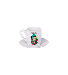 Ghostbastır Design Frida Kahlo Türk Kahvesi Fincanı 042
