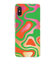 Xiaomi Mi 8 Pro Uyumlu Kapak Renkli Desen Tasarımlı Şeffaf Silikon Kılıf