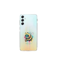 Samsung Galaxy A34 ile uyumlu Splash arı tasarımlı şeffaf silikon kılıf
