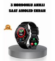 Amoled Ekranlı – 3 Kordonlu, Atış &Amp; Uyku Takipli Akıllı Saat