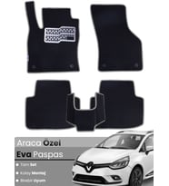 Renault Clio 4 Station Wagon (2012-2019) Uyumlu EVA Paspas Tam Set – Birebir Uyum,Araca Özel Tasarım