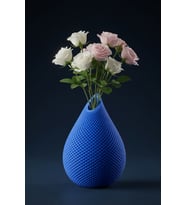MYCRAFT3D Modern Dekoratif Vazo Dokulu Tasarım Çiçek Vazosu Ev & Ofis Dekoru