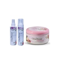 Clean Rose Gül Özlü Sıkılaştırıcı Tonik + Yüz Temizleme Köpüğü + Besleyici Gül Kremi 90 Ml - Cilt Bakım Seti
