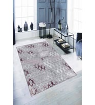 Mürdüm Spor Kaymaz Tabanlı Makinede Yıkanabilir Halı AR280 - 100 x 160 cm