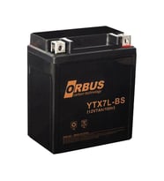 Orbus 12 V 7 Amper Elektrikli Karbon Bisiklet Aküsü YTX7L-BS