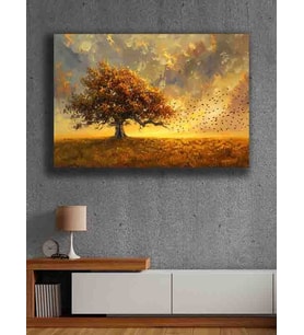 Koç stüdyo Modern tasarım kanvas tablo 50x70 (Çok Renkli)