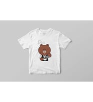 Kahveci Brown Bear Tişörtü ( Çocuk - Büyük ) Kişiye Özel