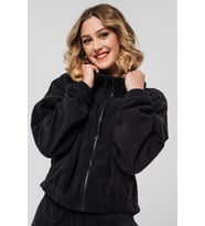 Nike Terma Fit One Hoodie Oversized Fleece Sweatshirt Kadın Oversize Kapüşonlu Polar Sweatshirt Siyah