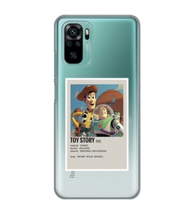Redmi Note 10/Note 10S Uyumlu Toy Story Minimalist Poster Desenli Şeffaf Telefon Kılıfı
