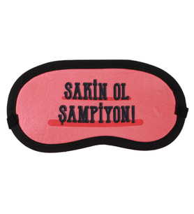 SAKİN OL ŞAMPİYON TASARIM UYKU BANDI - GÖZ BANDI