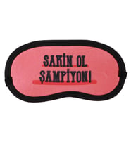 SAKİN OL ŞAMPİYON TASARIM UYKU BANDI - GÖZ BANDI