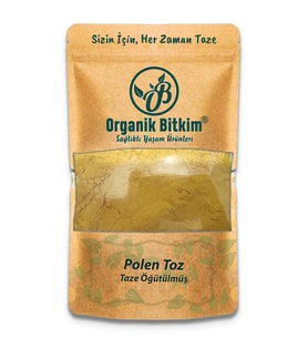 Organik Bitkim Toz Polen ( Taze Öğütülmüş ) 100 gr