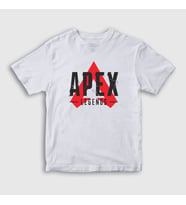 Presmono Unisex Çocuk Beyaz Logo Apex Legends T-Shirt 231952tt (Beyaz)