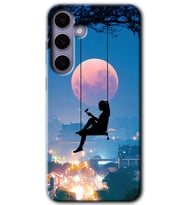 Galaxy S24 Kılıf HD Desen Baskılı Kılıf - Yalnız Kadın