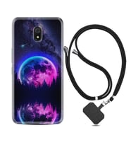 Xiaomi Redmi 8A 8 Pro 9C 9T 10C 11T Pro Kılıf Boyun Askılı Silikon Star Planet 1652