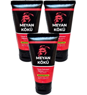 Meyan Kökü 3 Adet Erkeklere Özel Yüksek Hızlı Aktivasyon *Katılık* Kremi 50 Ml
