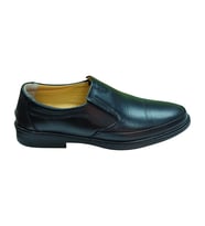 Serhan Ayakkabı 07-L1 Erkek Siyah (40-44) Deri Comfort Ayakkabı