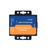 USR-TCP232-302 Rs232 to Ethernet Çevirici Modül Metal Kutu Endüstriyel Tip Seri Port Sinyal Çevirici