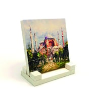 Ayasofya CamiiBaskılı Doğaltaş Masaüstlük