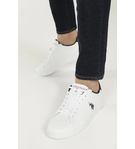 U.S. Polo Assn. Franco 3Fx Beyaz Erkek Sneaker Spor ayakkabı