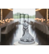 Gelin ve Damat hediyelik dekoratif obje figür 15 cm