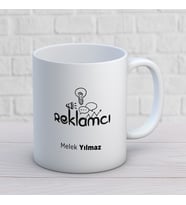 Kişiye Özel Meslek Reklamcı Hediyelik Kupa Bardak