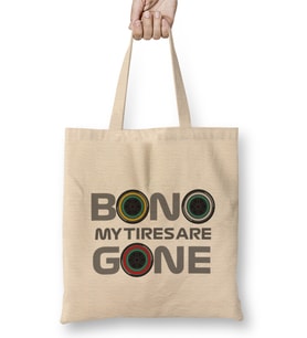 Lewis Hamilton Bono My Tires Are Gone Bez Çanta Uzun Saplı